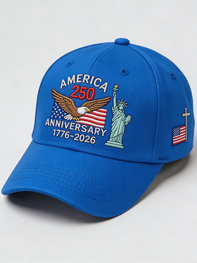 USA 250th Anniversary Faith Print Hat