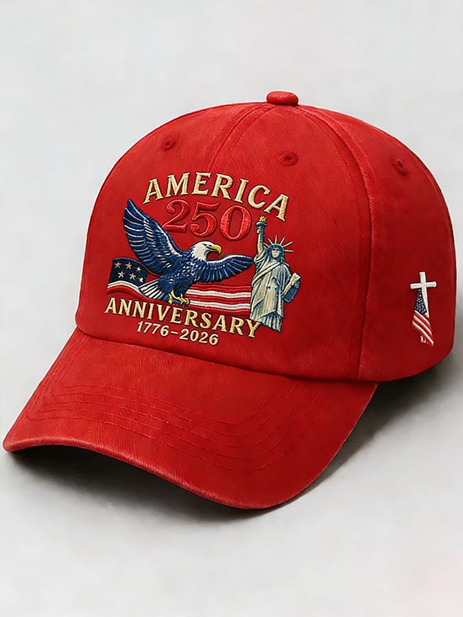 USA 250th Anniversary Faith Print Hat
