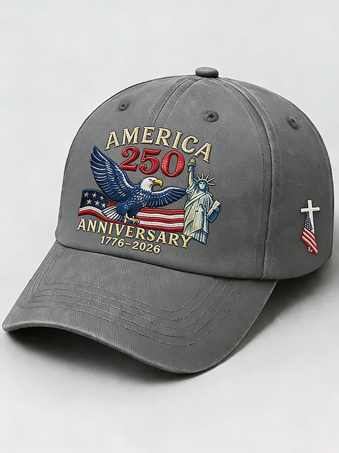 USA 250th Anniversary Faith Print Hat