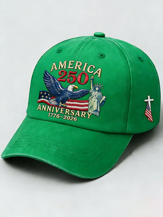 USA 250th Anniversary Faith Print Hat