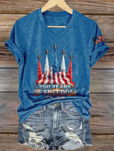 Women's Casual Printed Short-Sleeve T-Shirt