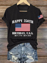 Women's Casual Printed Short-Sleeve T-Shirt