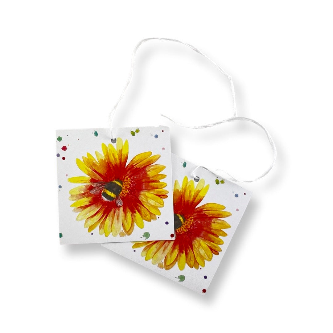 Flowers, Butterflies & Bees Wrapping Paper and Tags