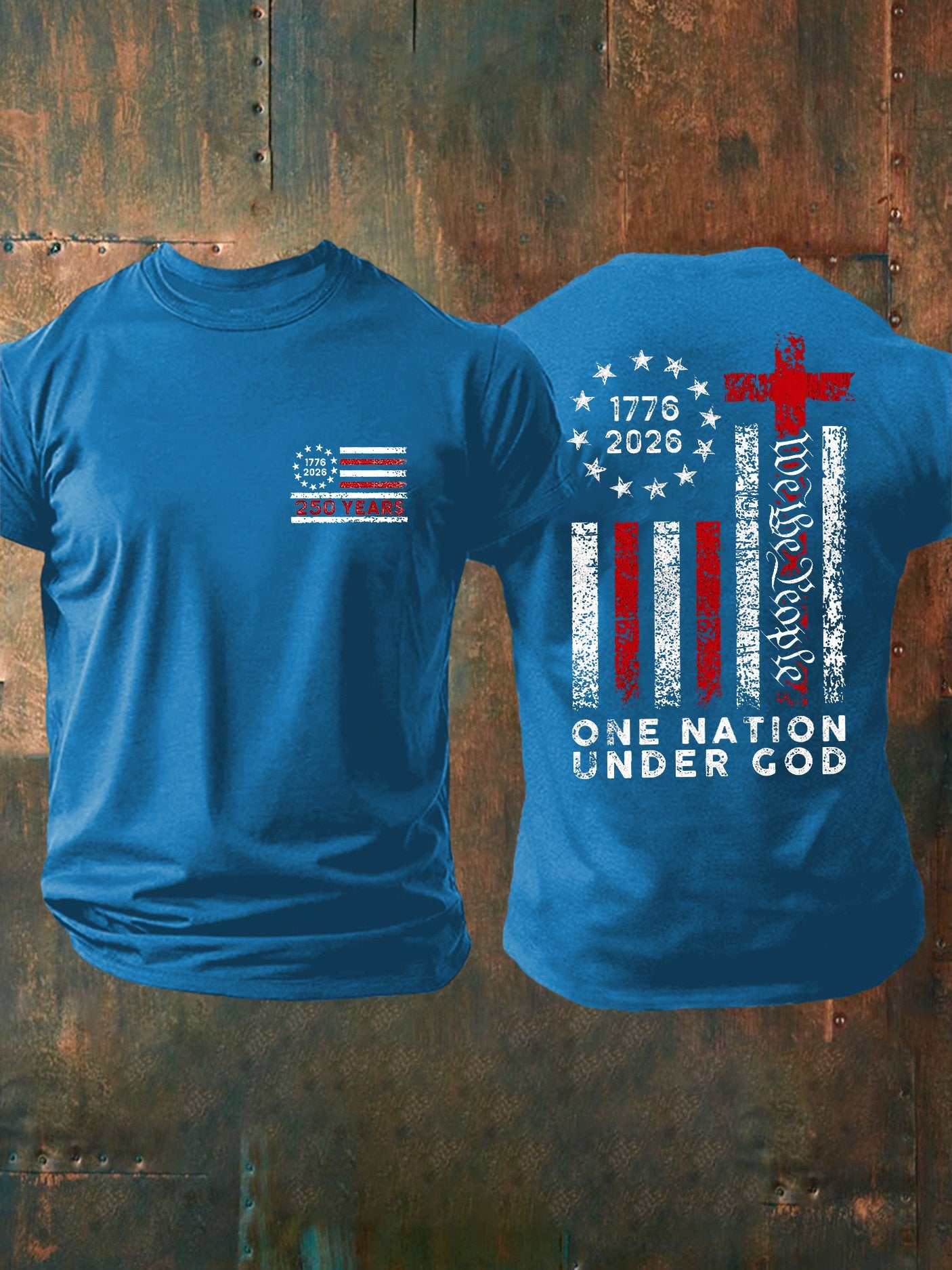 Men's Casual Printed Short-Sleeve T-Shirt