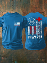 Men's Casual Printed Short-Sleeve T-Shirt