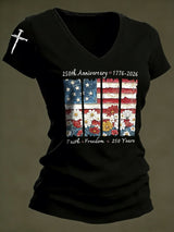 Women's Casual Printed Short-Sleeve T-Shirt