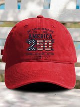 Retro Rededicate 250 One Nation Under God Faith Freedom Future  Print Baseball Cap