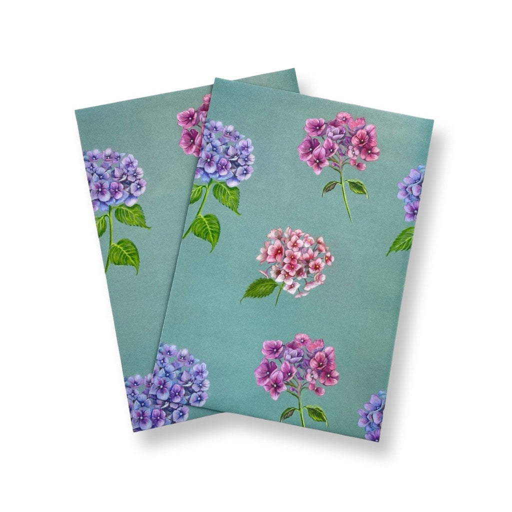 Hydrangeas  Gift Wrapping Paper and Tags