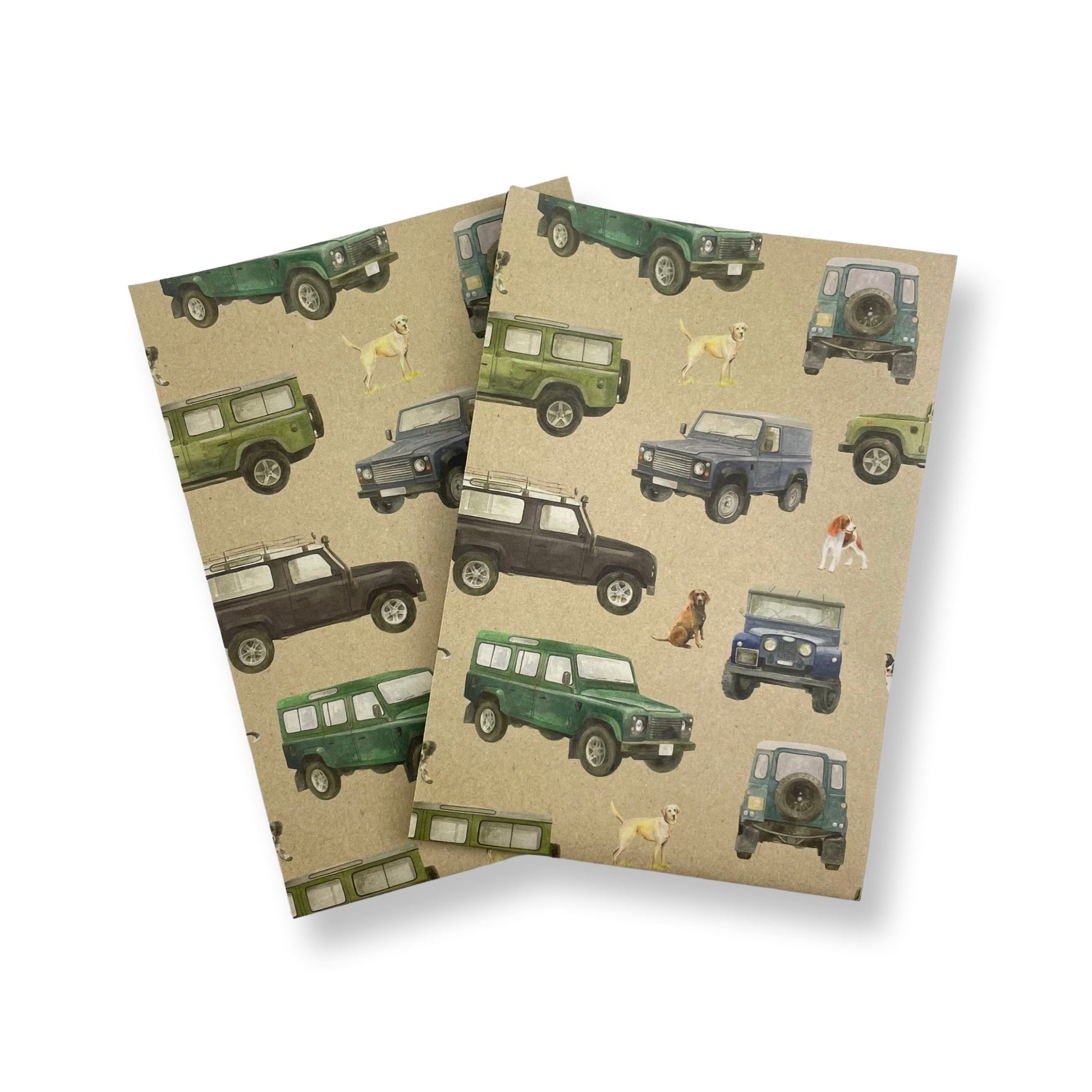 Classic Defender Off Roading 4 x 4 with dogs  Gift Wrapping Paper