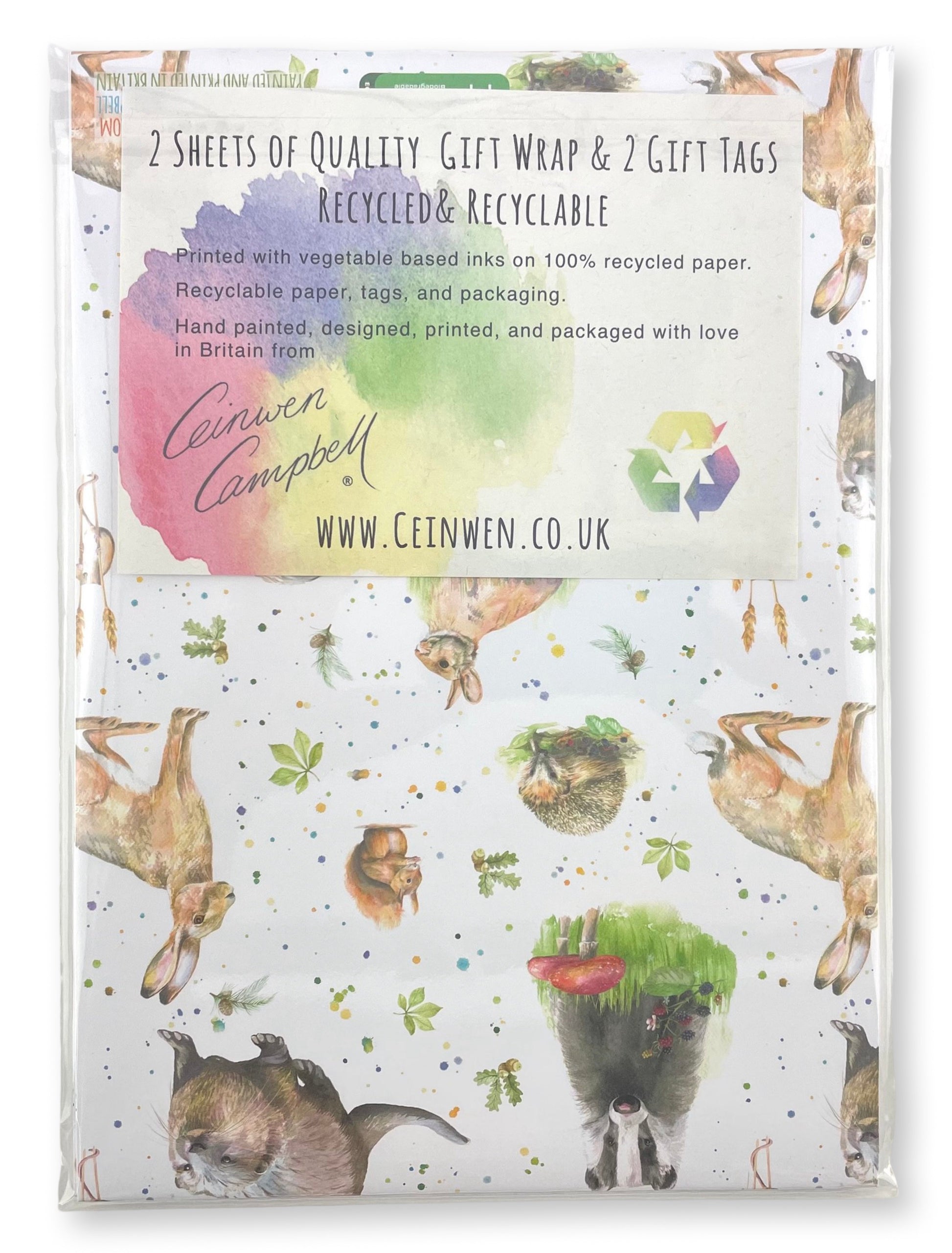 Country Animals Gift Wrapping Paper and Tags *UPDATED*