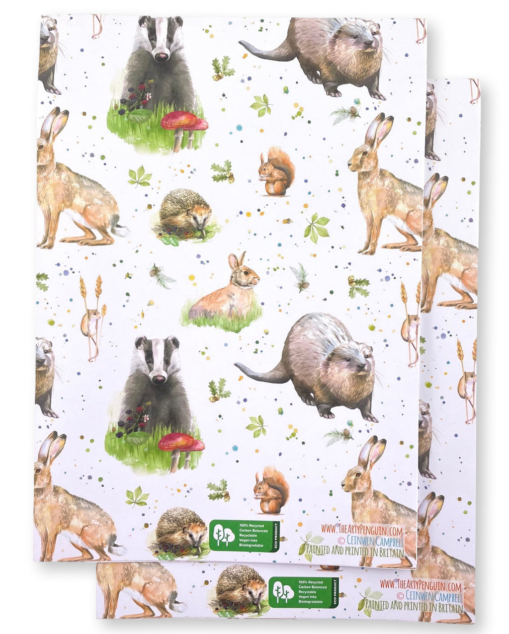 Country Animals Gift Wrapping Paper and Tags *UPDATED*