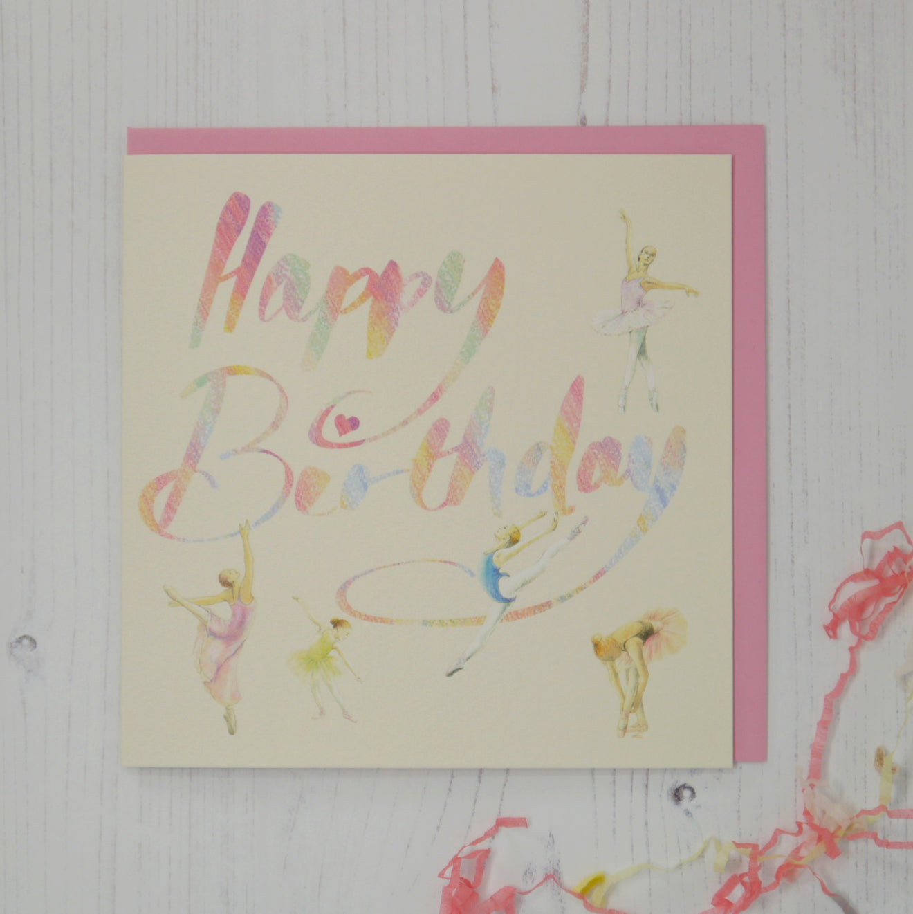 Ballet Dancers Birthday Card