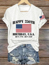 Women's Casual Printed Short-Sleeve T-Shirt