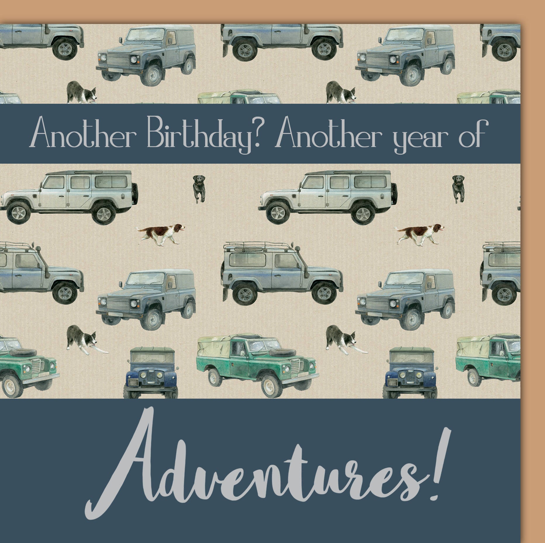 Classic Off Roader 4 x 4  Birthday Card